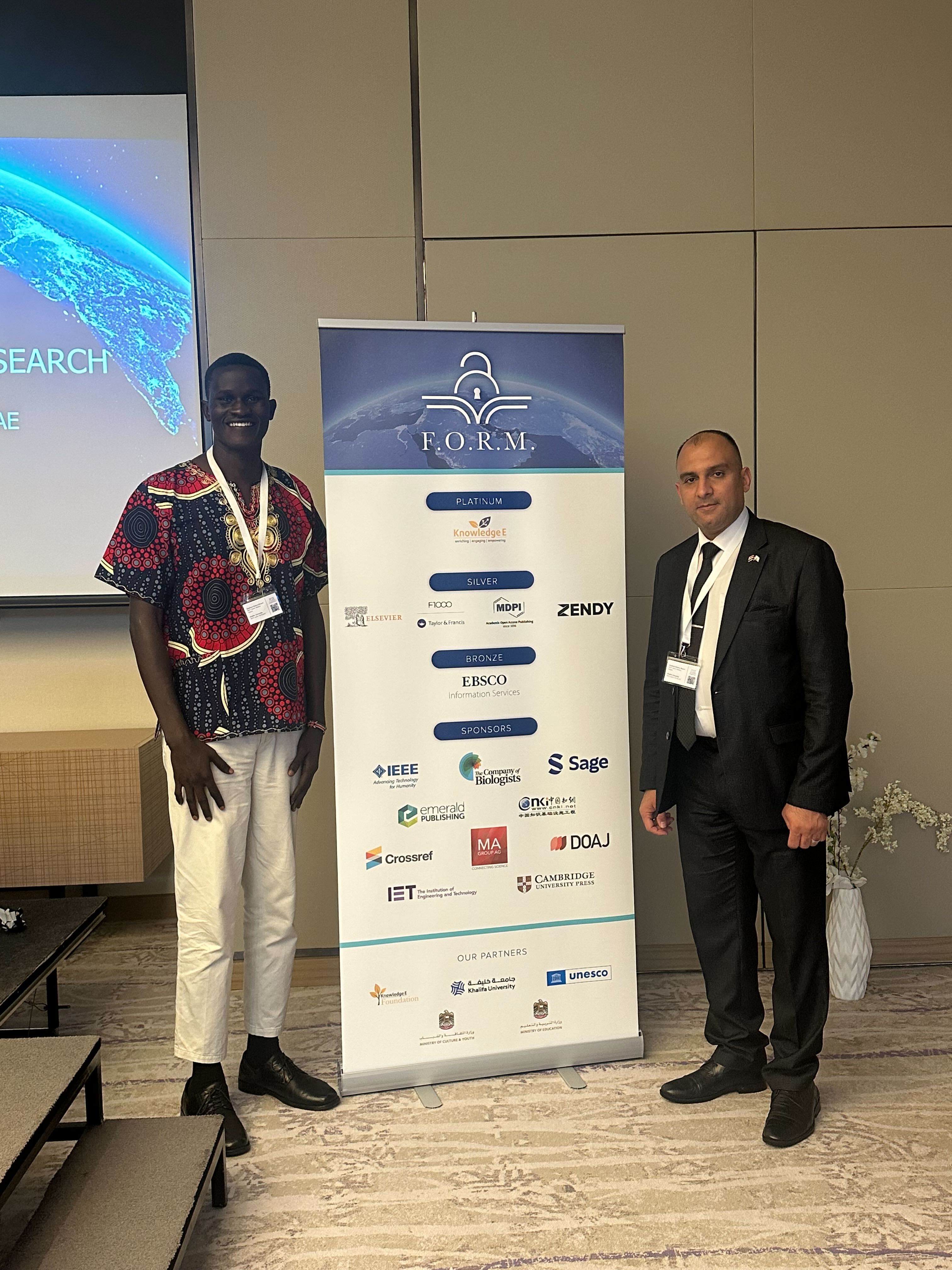 Photo with Dr. Salwan Abdulateef, Crossref Ambassador - Iraq